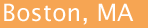 Boston, Massachusets